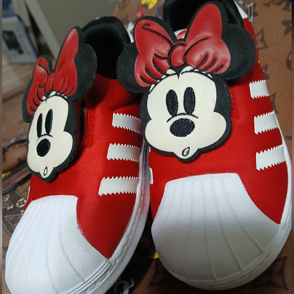 Disney Red and White Minnie Mouse Sneakers